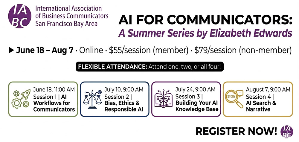 AI for Communicators summer series